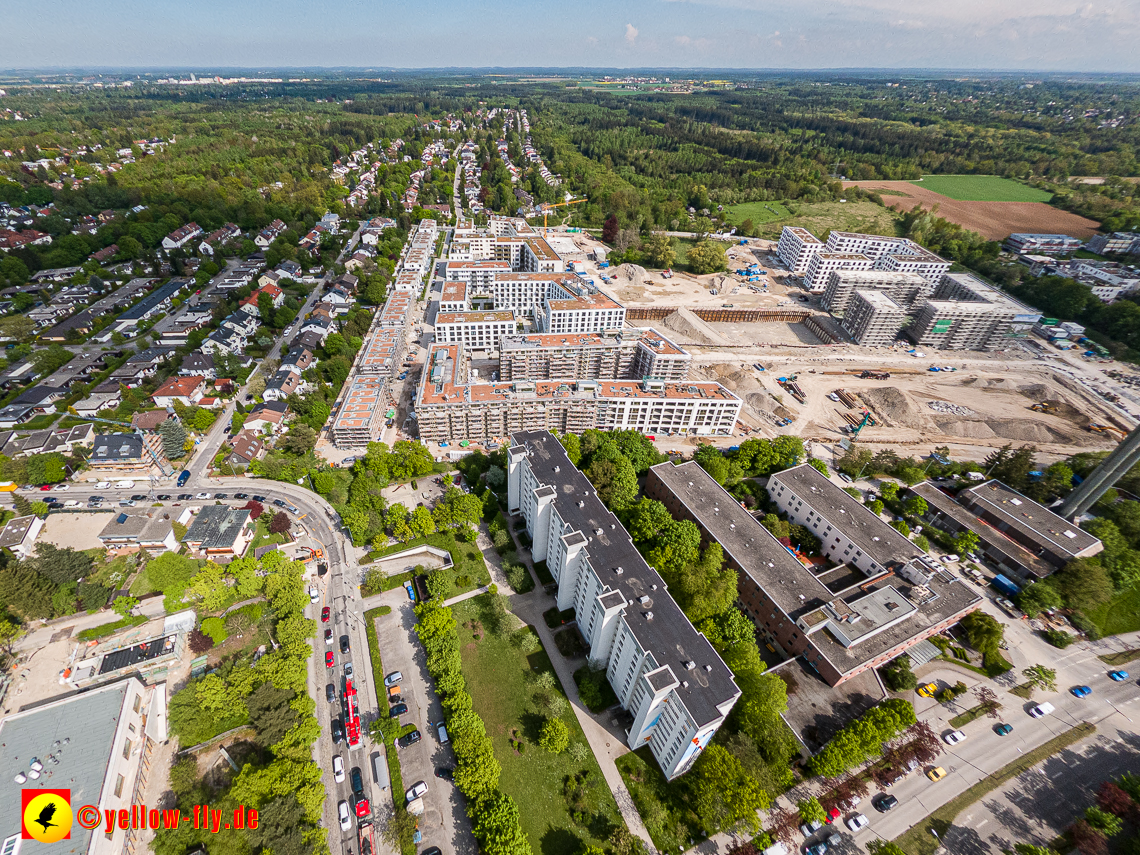 09.05.2023 - Baustelle Alexisquartier und Pandion Verde in Neuperlach